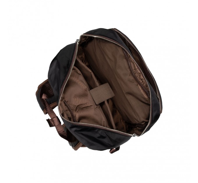 Рюкзак жіночий чорний тканинний BAGS4LIFE W7022