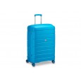 Чемодан большой пластиковый бирюза Roncato Modo Starlight 423451/68 с расширением