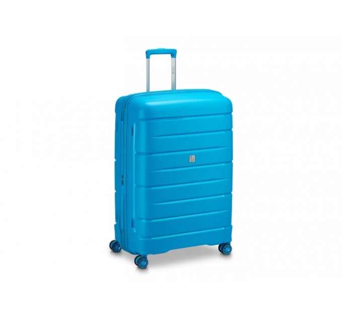 Чемодан большой пластиковый бирюза Roncato Modo Starlight 423451/68 с расширением