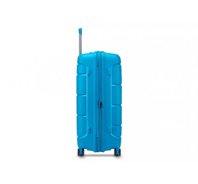 Чемодан большой пластиковый бирюза Roncato Modo Starlight 423451/68 с расширением