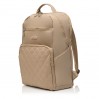 Рюкзак жіночий з поліестера бежевий BAGS4LIFE 88001 зі стьобаною кишенею
