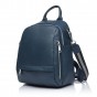 Рюкзак жіночий з натуральної шкіри синій BAGS4LIFE 6035