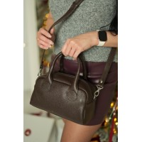 Жіноча сумка з натуральної шкіри коричнева Vito Torelli 1107 1210
