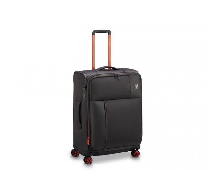 Валіза середня тканинна графіт Roncato MOVE 415352/92 з розширенням