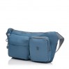 Сумка-бананка жіноча з поліестера блакитна BAGS4LIFE 66908