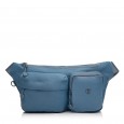 Сумка-бананка жіноча з поліестера блакитна BAGS4LIFE 66908