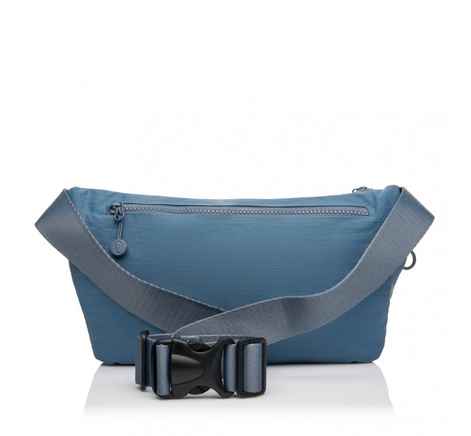Сумка-бананка жіноча з поліестера блакитна BAGS4LIFE 66908