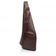 Сумка-рюкзак для чоловіків шкіряна коричнева Vito Torelli 7000