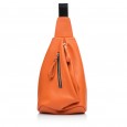 Сумка-рюкзак з натуральної шкіри для жінок Vito Torelli 1017 помаранчевий
