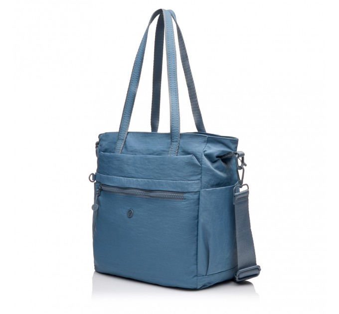 Жіноча сумка-шопер з поліестера блакитна BAGS4LIFE 66902