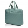 Женская деловая сумка-планшет из полиэстера зеленая BAGS4LIFE 88004