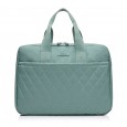 Женская деловая сумка-планшет из полиэстера зеленая BAGS4LIFE 88004