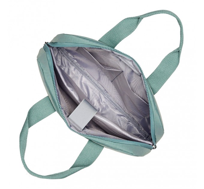 Женская деловая сумка-планшет из полиэстера зеленая BAGS4LIFE 88004