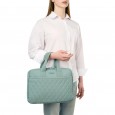 Женская деловая сумка-планшет из полиэстера зеленая BAGS4LIFE 88004