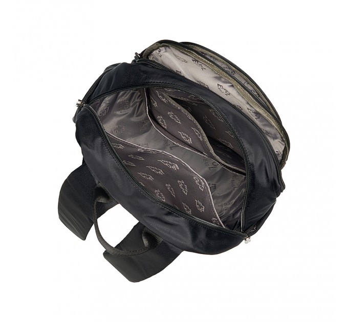 Рюкзак жіночий з поліестера чорний EPOL 6105-06