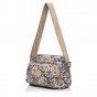Сумка кросс-боди женская из полиэстера бежевый принт BAGS4LIFE 91105