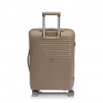 Чемодан средний пластиковый BAGS4LIFE PP720 шампань