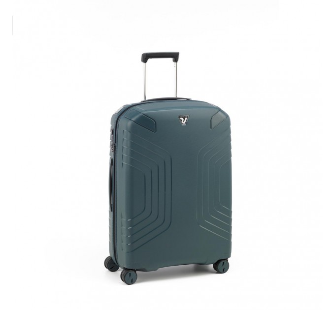 Средний чемодан пластиковый Roncato YPSILON 5762 0187 темно-зеленая