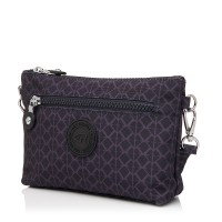Женская сумка-клатч из полиэстера синяя BAGS4LIFE 91207 с рисунком
