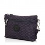 Женская сумка-клатч из полиэстера синяя BAGS4LIFE 91207 с рисунком