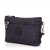 Женская сумка-клатч из полиэстера синяя BAGS4LIFE 91207 с рисунком