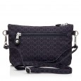 Женская сумка-клатч из полиэстера синяя BAGS4LIFE 91207 с рисунком