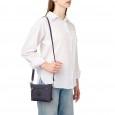 Женская сумка-клатч из полиэстера синяя BAGS4LIFE 91207 с рисунком