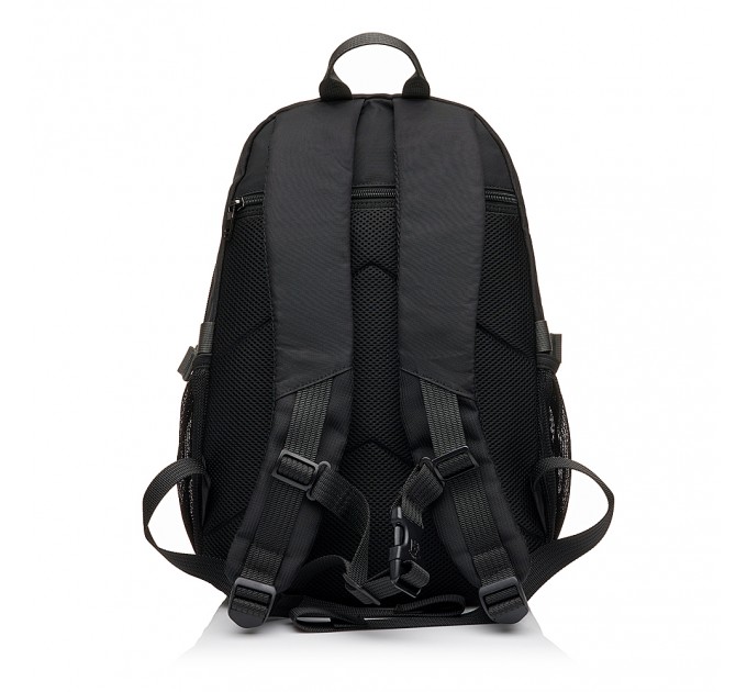 Чоловічий рюкзак з поліестера чорний VOLUNTEER 1804-01