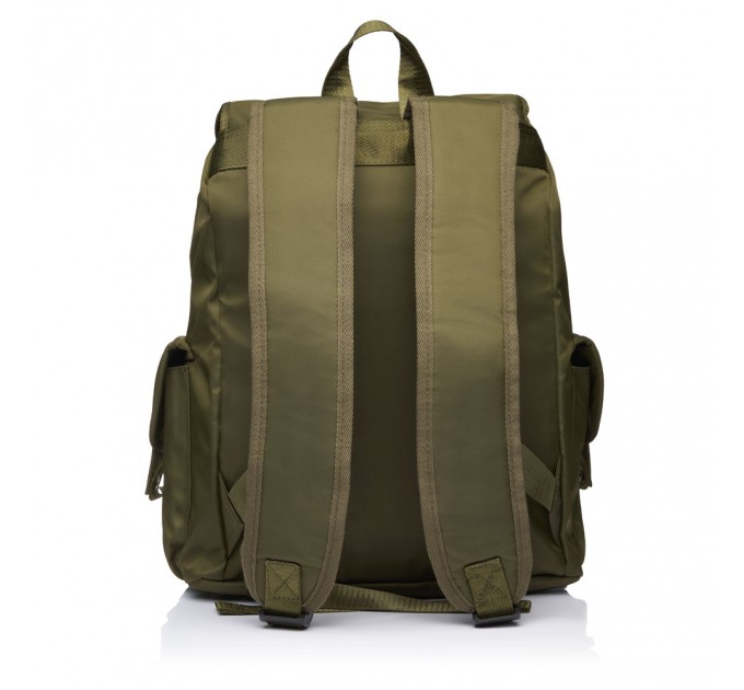 Рюкзак женский тканевой зеленый BAGS4LIFE W1018