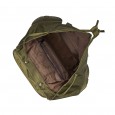 Рюкзак женский тканевой зеленый BAGS4LIFE W1018