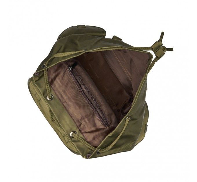 Рюкзак жіночий тканинний зелений BAGS4LIFE W1018