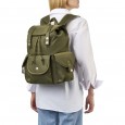 Рюкзак жіночий тканинний зелений BAGS4LIFE W1018