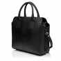 Ділова жіноча сумка з натуральної шкіри чорна Vito Torelli 1010 4071/1000 з пітоном