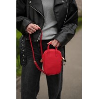 Женская сумка кросс-боди с натуральной кожи молочная BAGS4LIFE (T) 88362 с ручками