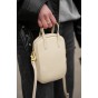 Жіноча сумка крос-боді з натуральної шкіри молочна BAGS4LIFE (T) 88362 з ручками