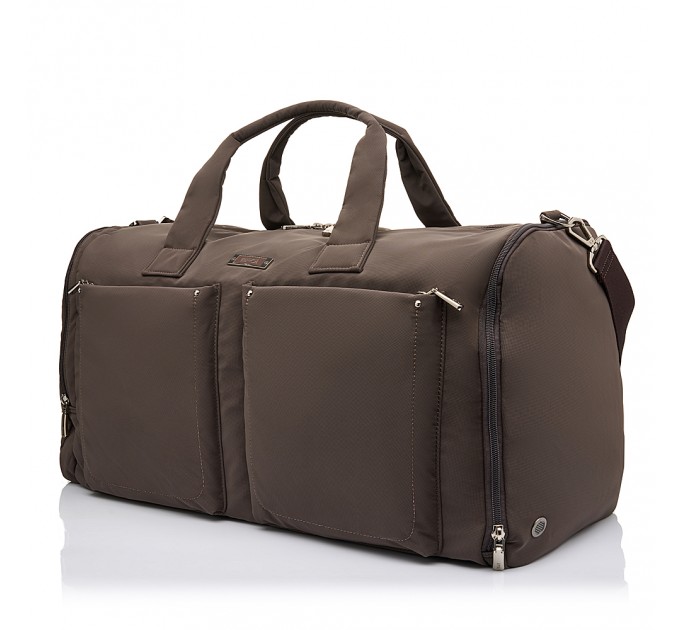 Дорожная сумка из полиэстера коричневая EPOL 6116-10