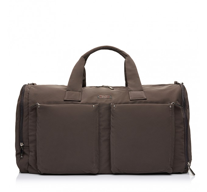 Дорожная сумка из полиэстера коричневая EPOL 6116-10