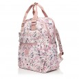 Рюкзак женский из полиэстера розовый принт BAGS4LIFE 91101 с ручками