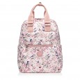 Рюкзак женский из полиэстера розовый принт BAGS4LIFE 91101 с ручками