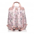 Рюкзак женский из полиэстера розовый принт BAGS4LIFE 91101 с ручками