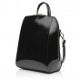 Жіночий рюкзак з натуральної шкіри чорний Vito Torelli 1012mini 5008 наплак
