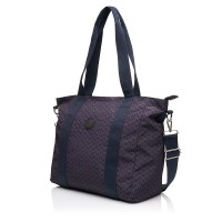 Женская сумка-шоппер с полиэстера синяя BAGS4LIFE 91203 с узором Женская сумка-шоппер с полиэстера синяя BAGS4LIFE 91203 с узором