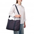 Женская сумка-шоппер с полиэстера синяя BAGS4LIFE 91203 с узором