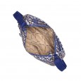 Сумка-мессенджер женская из полиэстера синяя BAGS4LIFE 91506 с узором