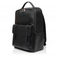 Деловой мужской рюкзак-портфель с натуральной кожи черный BAGS4LIFE MAN 6823