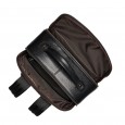 Деловой мужской рюкзак-портфель с натуральной кожи черный BAGS4LIFE MAN 6823