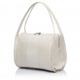 Шкіряна сумка жіноча Vito Torelli 1042-1 біло-бежева пітон
