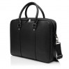 Чоловіча сумка-портфель з натуральної шкіри чорна BAGS4LIFE MAN 6048-3