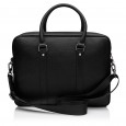 Чоловіча сумка-портфель з натуральної шкіри чорна BAGS4LIFE MAN 6048-3