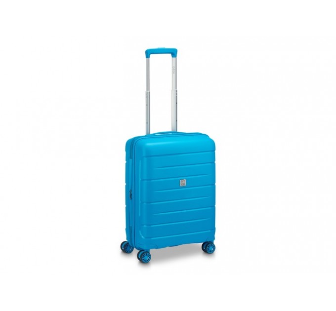 Чемодан маленький пластиковый бирюза Roncato Modo Starlight 423453/68 с расширением